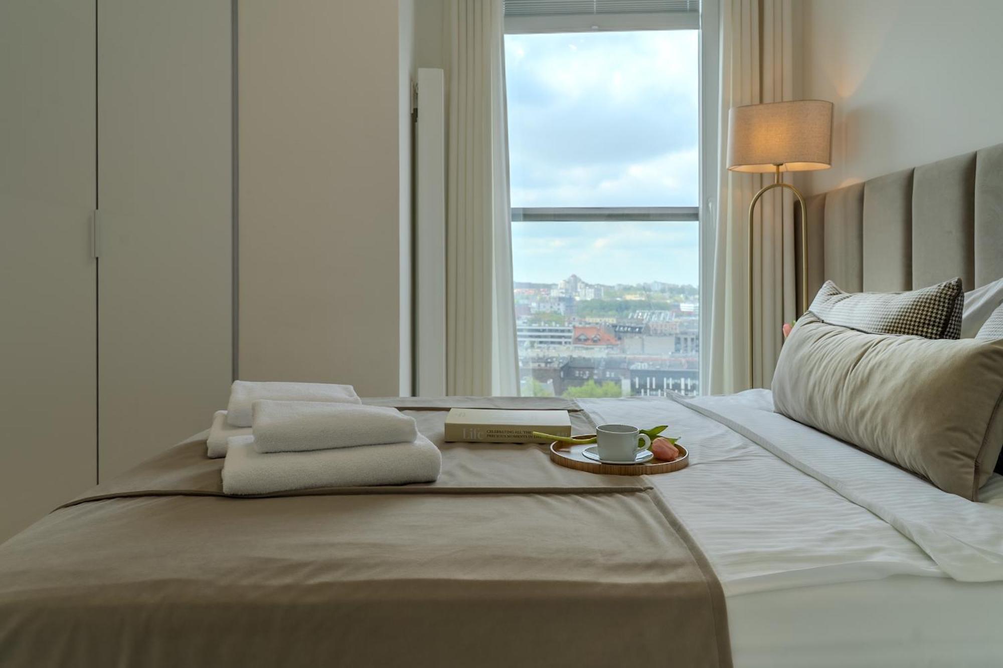 Urban Apartments Luxury Skyline Sokolska Towers 30A, 2 Free Garages, Gym & Sauna, Self Check-In Katowice Exterior foto